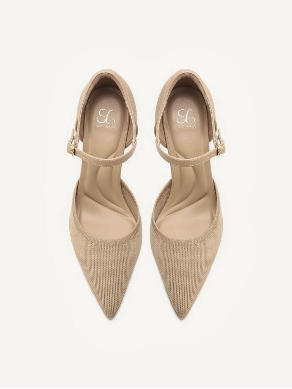 Cosy Island Spotlight Strapped Stiletto Pump size 8 NWT - Deep Apricot - Picture 2 of 7